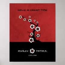 Oriental Sakura Wedding Poster