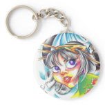 oriental women tattoo keychains