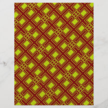 Origami Paper Red Yellow Customisable Hobby Art Personalized Flyer