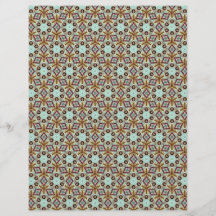 Origami Paper Tan Blue Customisable Hobby Art Flyers