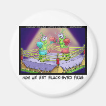 Origin Of Black Eye Peas Funny Boxing Tees/Gifts Fridge Magnets