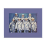 Original  7 Mercury Astronauts postcards