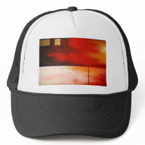 Original Abstract Painting Art Hat