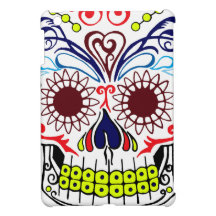 Original Drawn By Artist Sugar Skull iPad Mini Cover