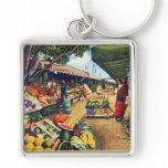 Original Farmer's Market, Hollywood, California keychains