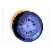 Original Frisbee Pie Tin Pop-Art Postcards
