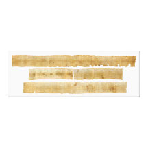 ORIGINAL Great Isaiah Scroll Dead Sea Scrolls Gallery Wrapped Canvas