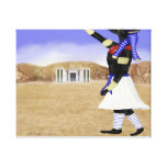 Original Heavenly Body Painting Canvas Print