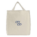 Original Multiple Monkeys [Blue-S] Bag embroidered bags