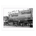 Original Nathan's Hot Dogs (Coney Is., NY) Post Card