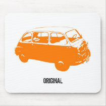 ORIGINAL ORANGE BUS MOUSE PADS