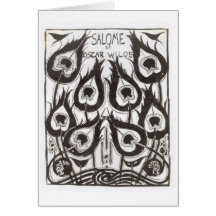 Original sketch for the cover of 'Salome' by Oscar Card