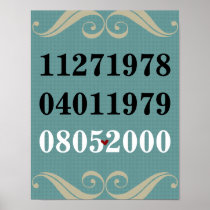 Original Special Dates Poster