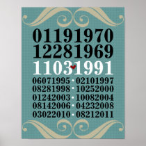 Original Special Dates Poster