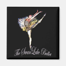 Original Swan Lake Ballet by Latidaballet! Refrigerator Magnets