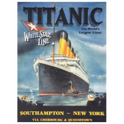 Original Titanic Poster remake T-shirt