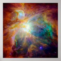 Orion Nebula (Hubble & Spitzer Telescopes) Posters