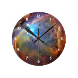 Orion Nebula Space Galaxy Clock