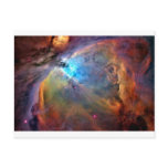orion nebula space galaxy postcard