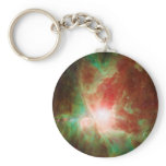 Orion Nebula Taken By The Spitzer Telescope keychains