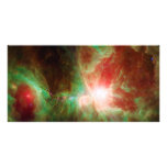 Orion Nebula Taken By The Spitzer Telescope photo cards