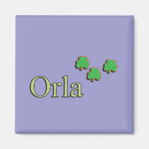 Orla Custom Name Fridge Magnets