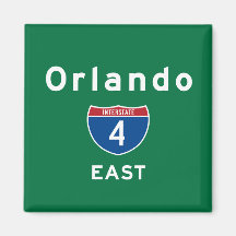 Orlando 4 refrigerator magnet