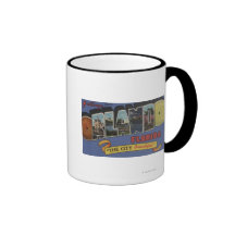 Orlando, Florida - Large Letter Scenes Mugs