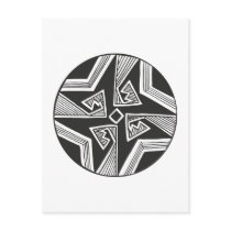 Ornament Indianer Native American Anasazi Postkarte