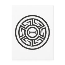 Ornament Indianer Native American Anasazi Postkarte