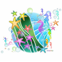 Ornament, Pin, Sculpture - Under the Sea Pop Art