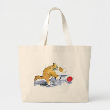 Ornament Pounce by Kitten Canvas Bag