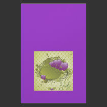 Ornament-purple Stationery