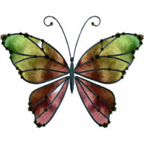 ORNAMENT Warm Shades Rainbow Wings Butterfly