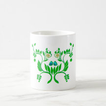 Ornament Zweige Geist twigs ghost Kaffee Haferl