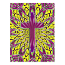 ORNAMENTAL CROSS POST CARDS