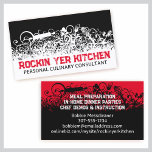 ornamental kitchen utensils business card black business cards