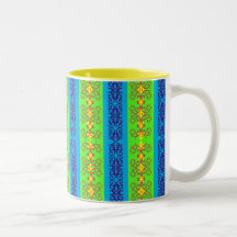 Ornamental Stripe Mugs