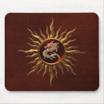 Ornamental Sun Dragon Mouse Mat