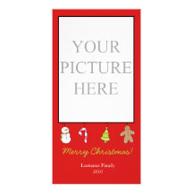 Ornaments 4x6 Photo Card