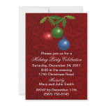 Ornaments Holiday Party Invitations