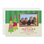Ornate Christmas Tree and Frame Photo Card