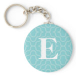 Ornate Contemporary Monogram - Letter E keychains