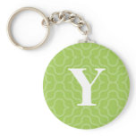 Ornate Contemporary Monogram - Letter Y keychains