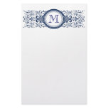 Ornate Customisable Monogram stationary Personalized Stationery