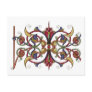 Ornate design postcards
