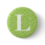 Ornate Floral Monogram - Letter L buttons