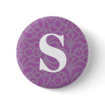 Ornate Floral Monogram - Letter S buttons