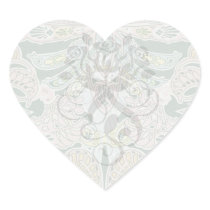 ornate pastel art nouveau pattern art stickers