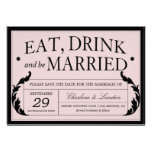 ORNATE PINK VINTAGE WEDDING | SAVE THE DATE INVITE